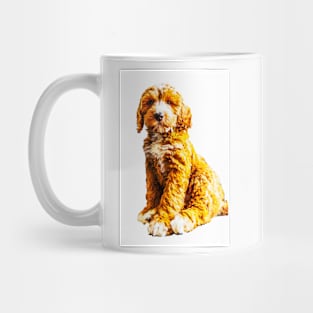 Red Cockapoo Puppy Mug